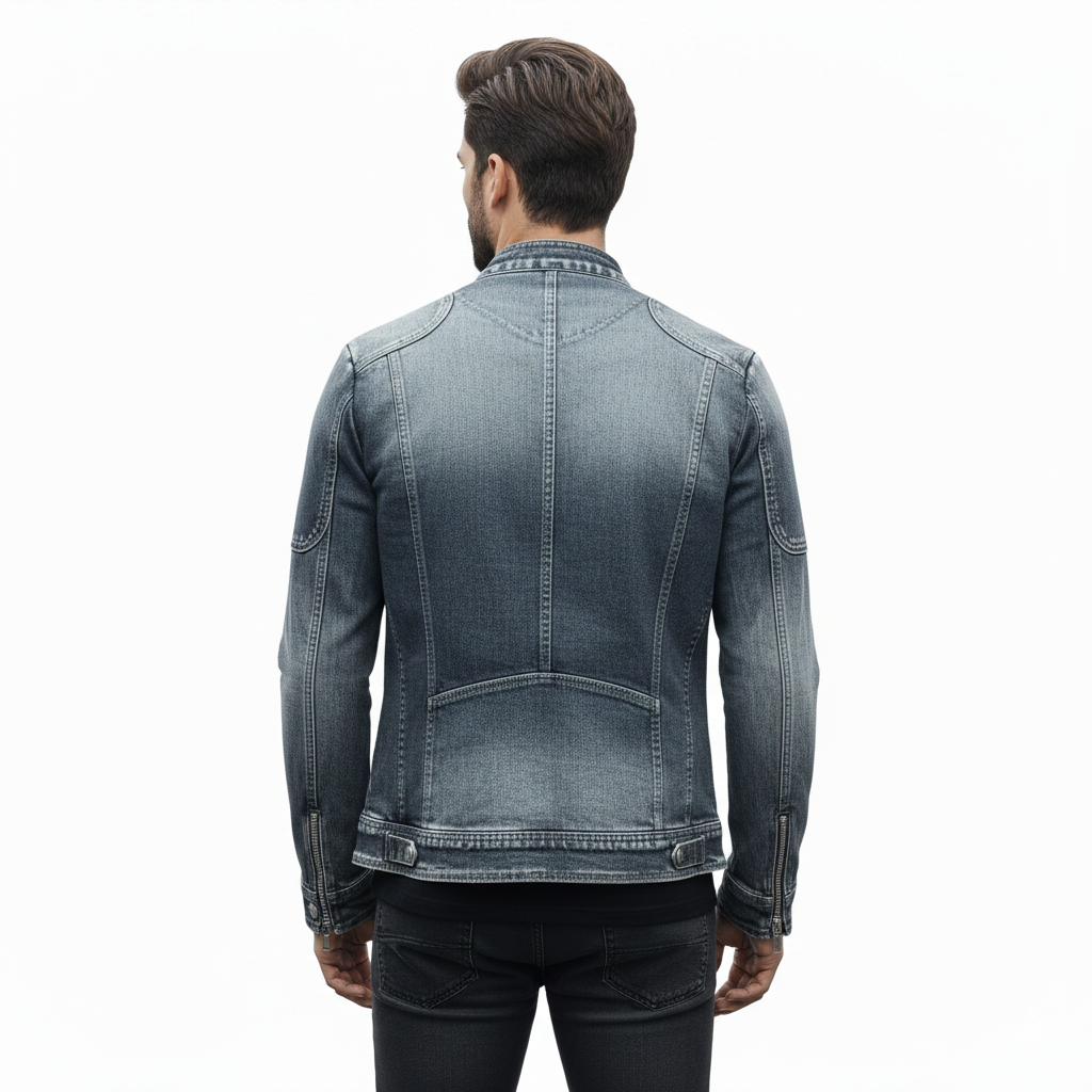 Men's Denim Jacket with Modern Style and Durability
