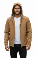Men's Lightweight Cargo Jacket with Practical Pockets
