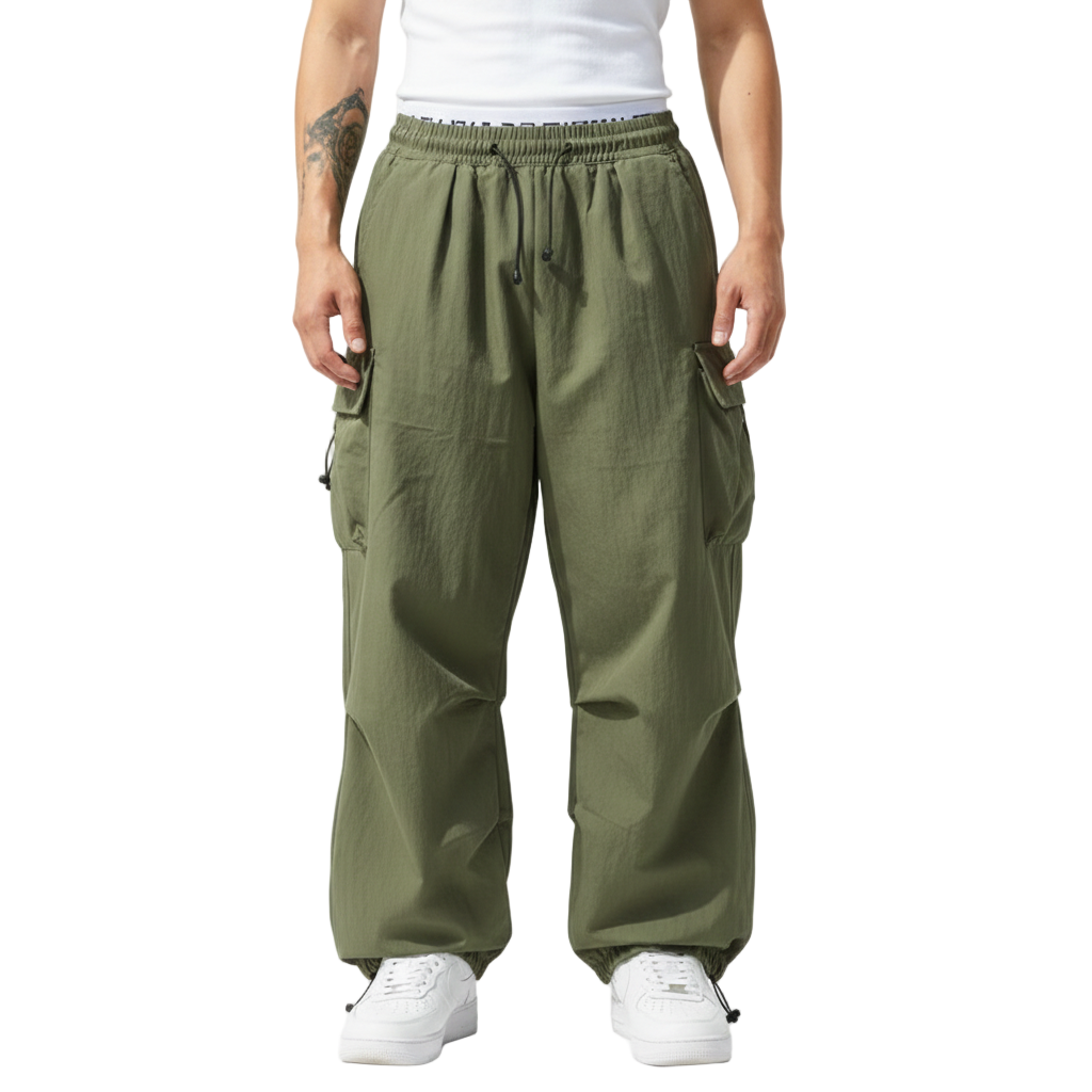 Men's Cargo Pants with Practical Pockets and Comfort