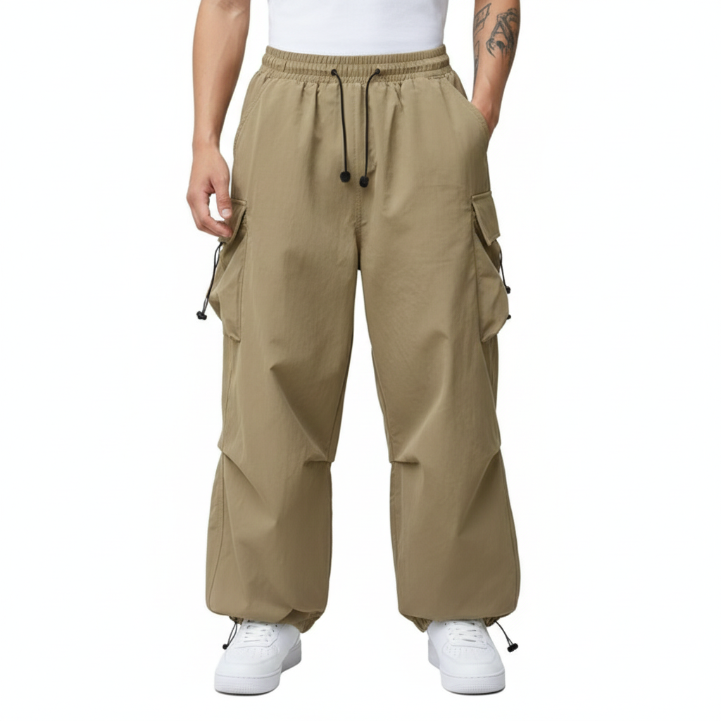 Men's Cargo Pants with Practical Pockets and Comfort