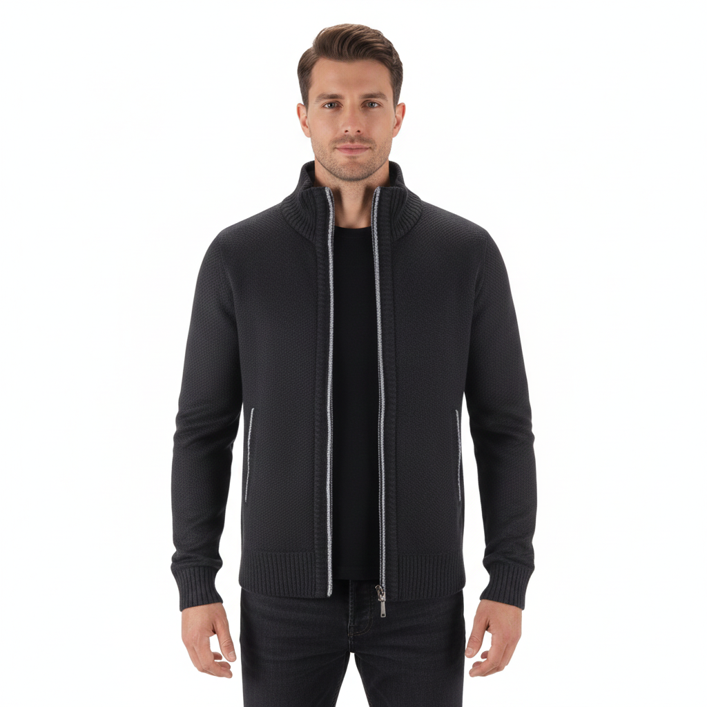 Men's Coat with Timeless Style and Warmth