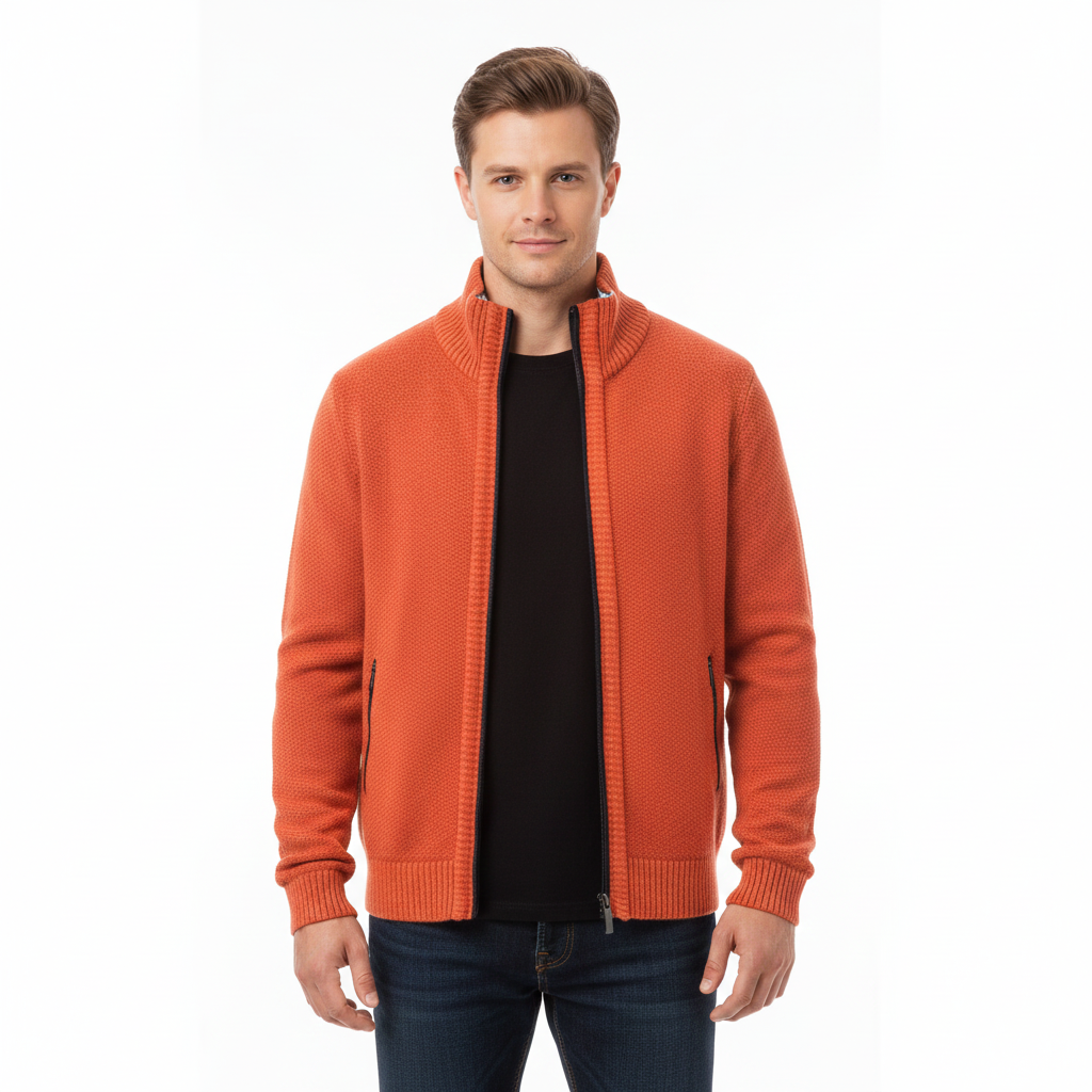 Men's Coat with Timeless Style and Warmth